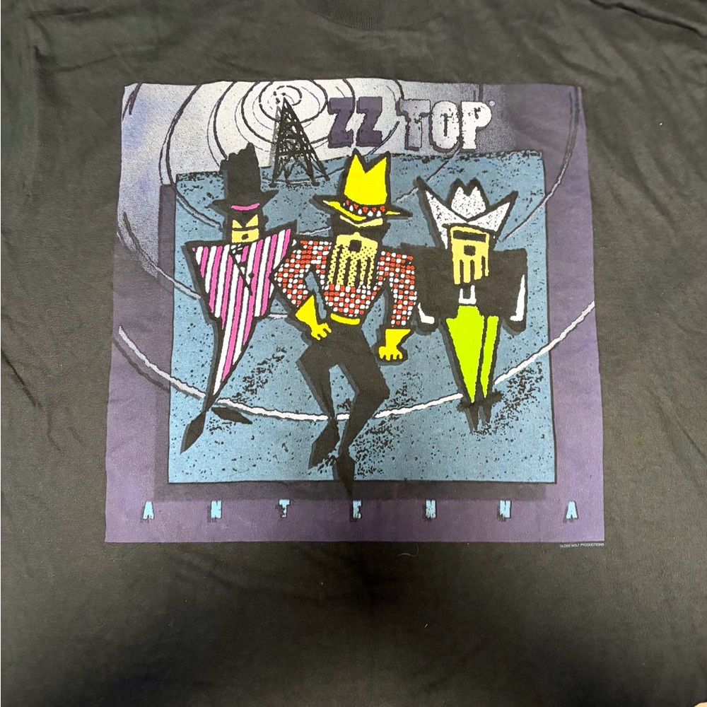 ZZ Top Vintage Tour Tee. XL unwashed and unworn